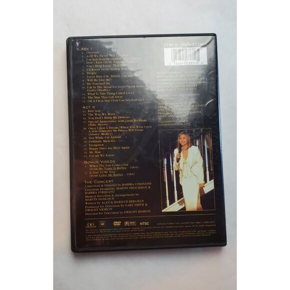 Barbra Steisand : Barbra The Concert DVD - Live At The MGM Grand - Picture 5 of 6